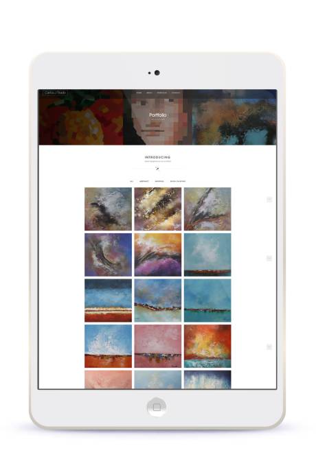 Artistic Web Portfolio